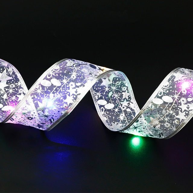 Dobbeltlags LED-lysslynge for juletre - Fioriscas