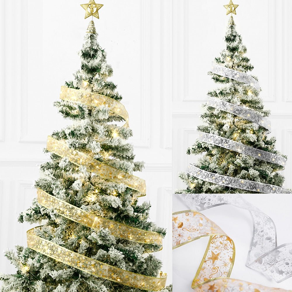Dobbeltlags LED-lysslynge for juletre - Fioriscas