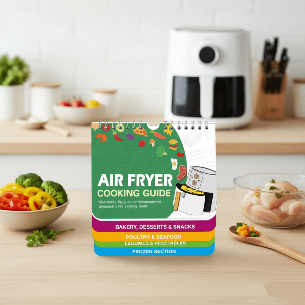 Airfryer Cooking Cheat Sheet for Quick Meal Preparation - Fioriscas