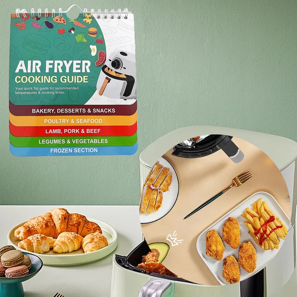 Airfryer Cooking Cheat Sheet for Quick Meal Preparation - Fioriscas
