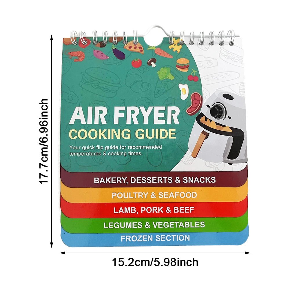 Airfryer Cooking Cheat Sheet for Quick Meal Preparation - Fioriscas