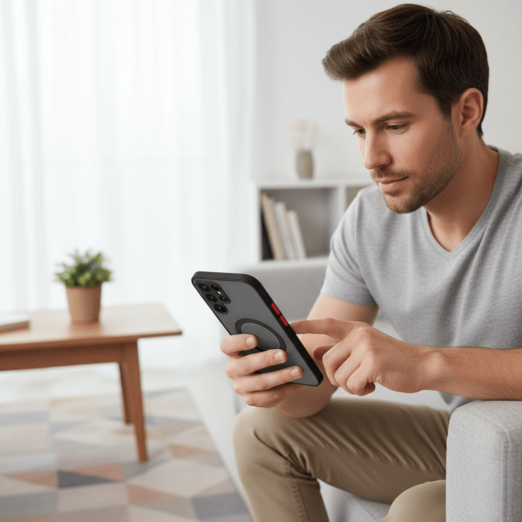 Odolné magnetické ochranné pouzdro pro smartphony Samsung - Fioriscas