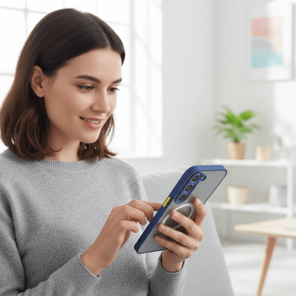 Odolné magnetické ochranné pouzdro pro smartphony Samsung - Fioriscas