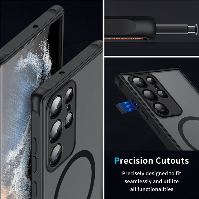 Odolné magnetické ochranné pouzdro pro smartphony Samsung - Fioriscas