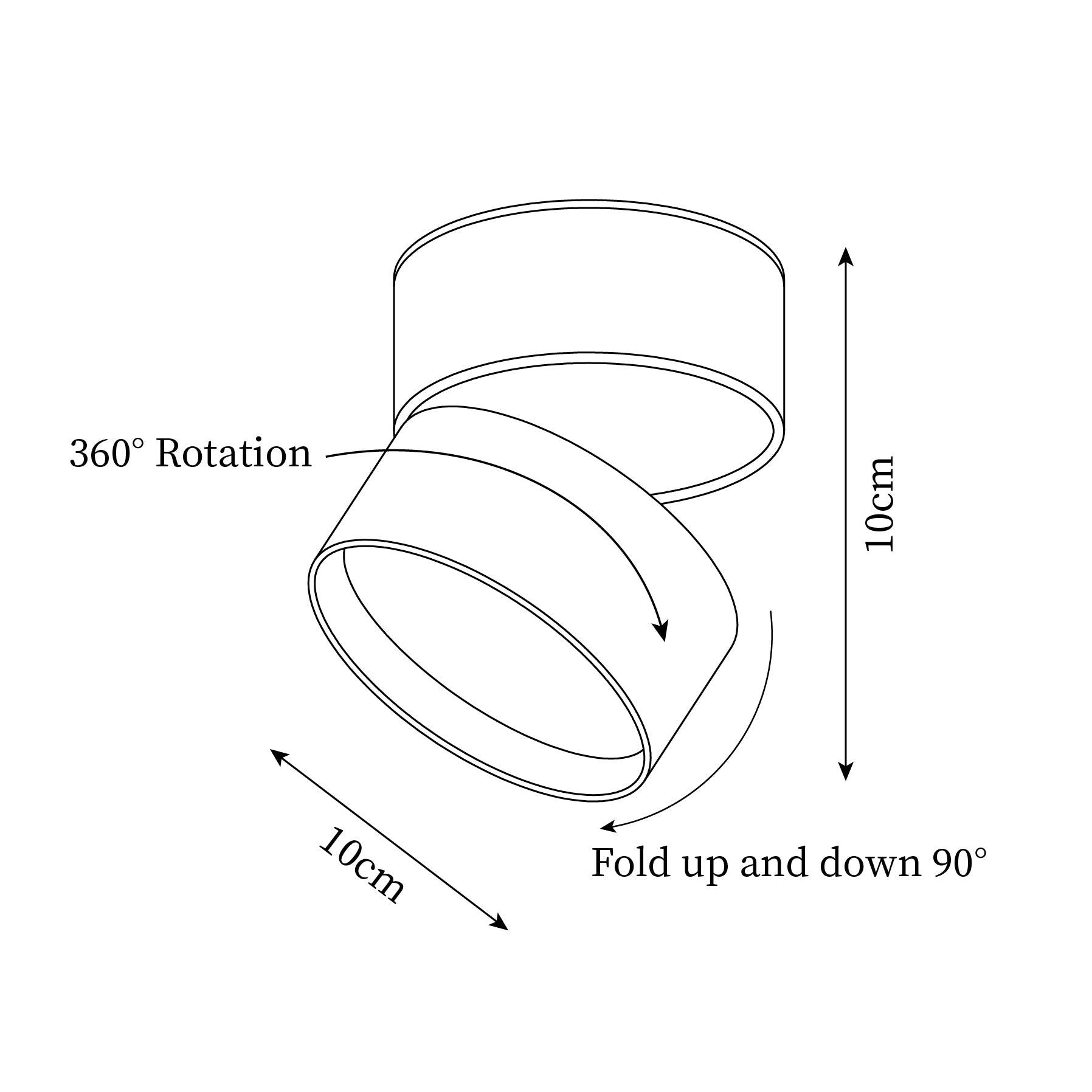 Venn Surface Recessed Light Spot | Fioriscas