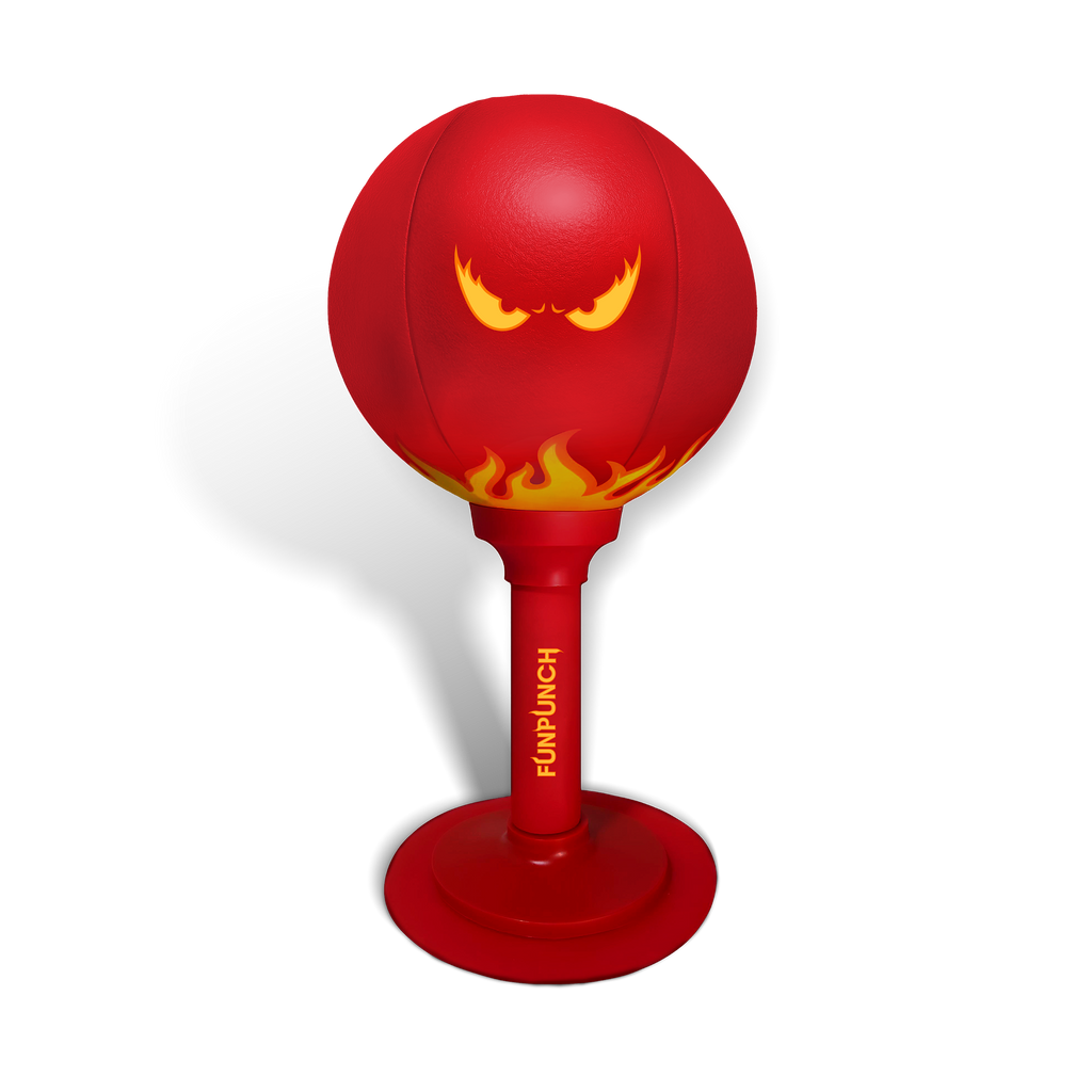Suction-Mounted Punching Ball Made For Kids' Active Play