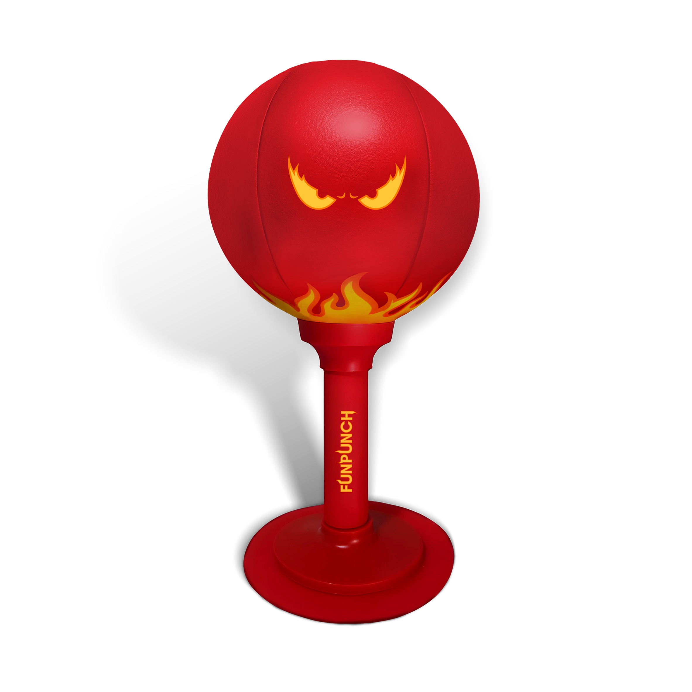 Suction-Mounted Punching Ball Made For Kids' Active Play