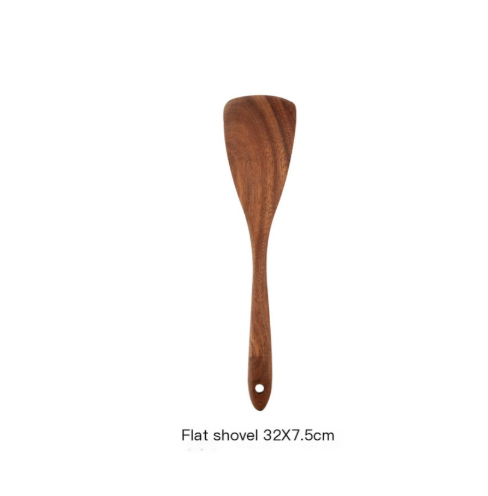 Ensemble d’ustensiles de cuisine en bois naturel ForestCraft pour cuisiniers amateurs