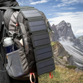 Foldable Solar Panel Charger For Phones And Small Devices, USB Output