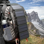 Foldable Solar Panel Charger For Phones And Small Devices, USB Output