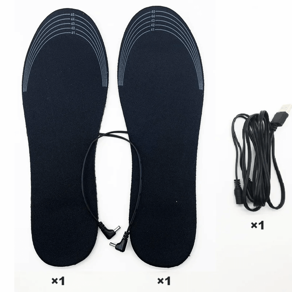 Plantillas térmicas recargables para botas con calor ajustable para los pies