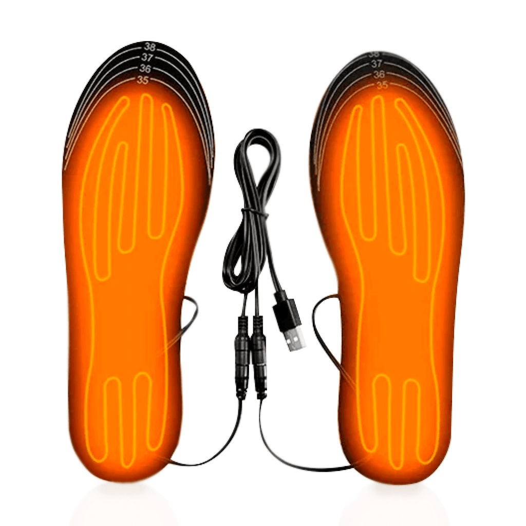 Plantillas térmicas recargables para botas con calor ajustable para los pies