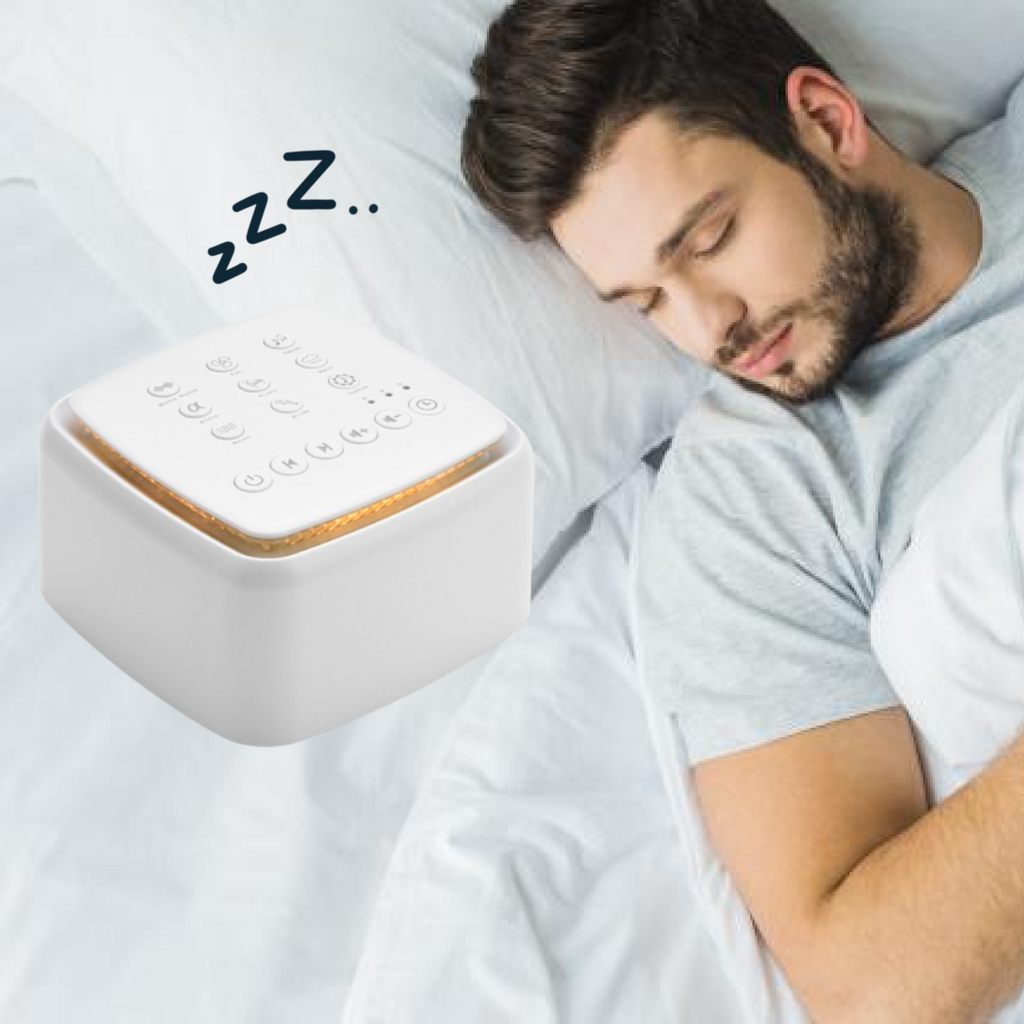 Máquina de sonido para dormir con 9 opciones de ruido blanco y verde, portátil