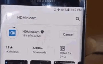 Kamera WiFi AeroLite Mini, obraz HD 1080p z dźwiękiem i alertami o wykryciu ruchu