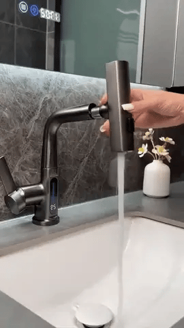 Ausziehbare Küchenarmatur, Aqualine FluxPull mit 60-cm-Schlauch und 360°-Schwenkfunktion