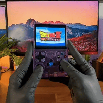 Handheld Retro Game Console, 10,000 Preloaded Games, 3.5-Inch Display