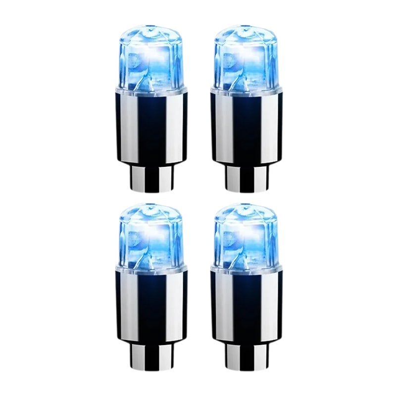 Tappi valvola LED per auto, biciclette e scooter - Fioriscas