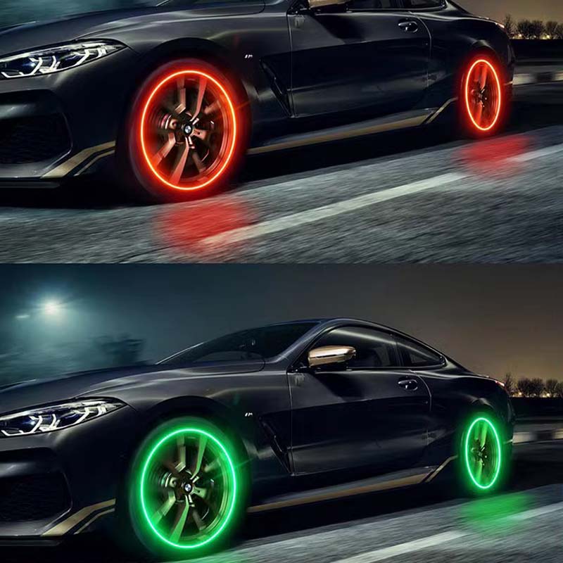 Tappi valvola LED per auto, biciclette e scooter - Fioriscas