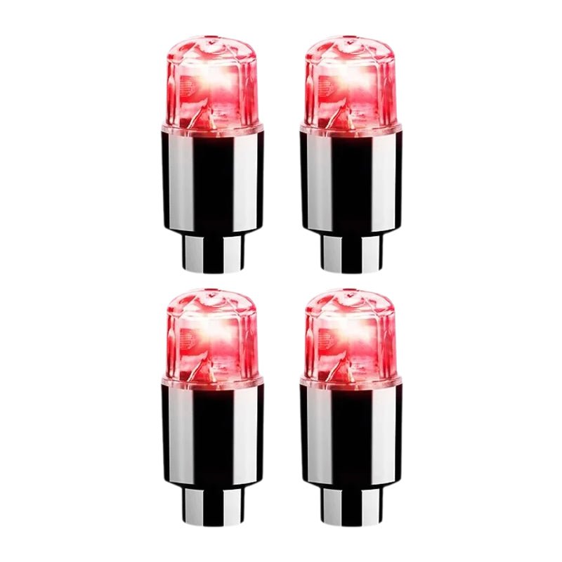 Tappi valvola LED per auto, biciclette e scooter - Fioriscas