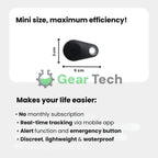 Kirra-vesitiivis GPS-paikannin koiralle Apple Etsi -palveluun, ei tilausmaksua