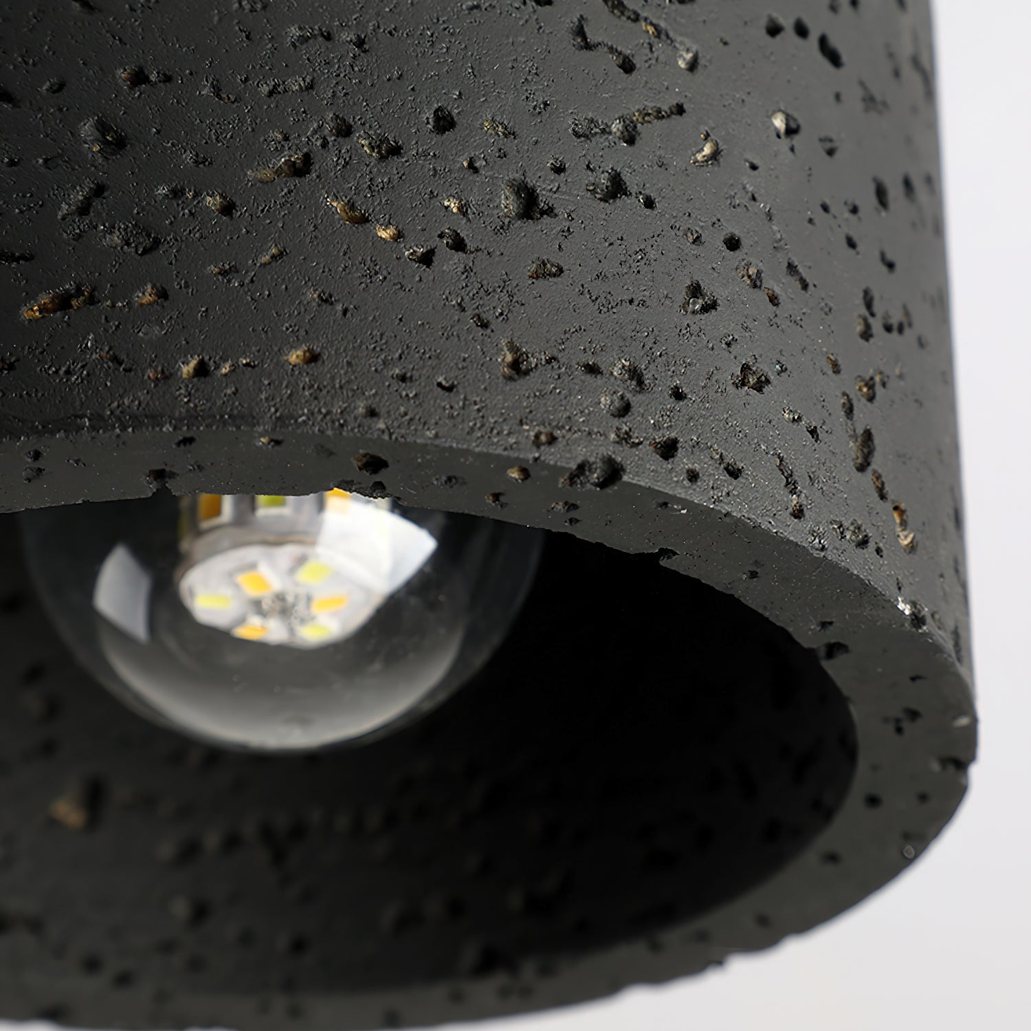 Ritta Sqaure&Round Ceiling Light  Black& Yellow Travertine | Fioriscas