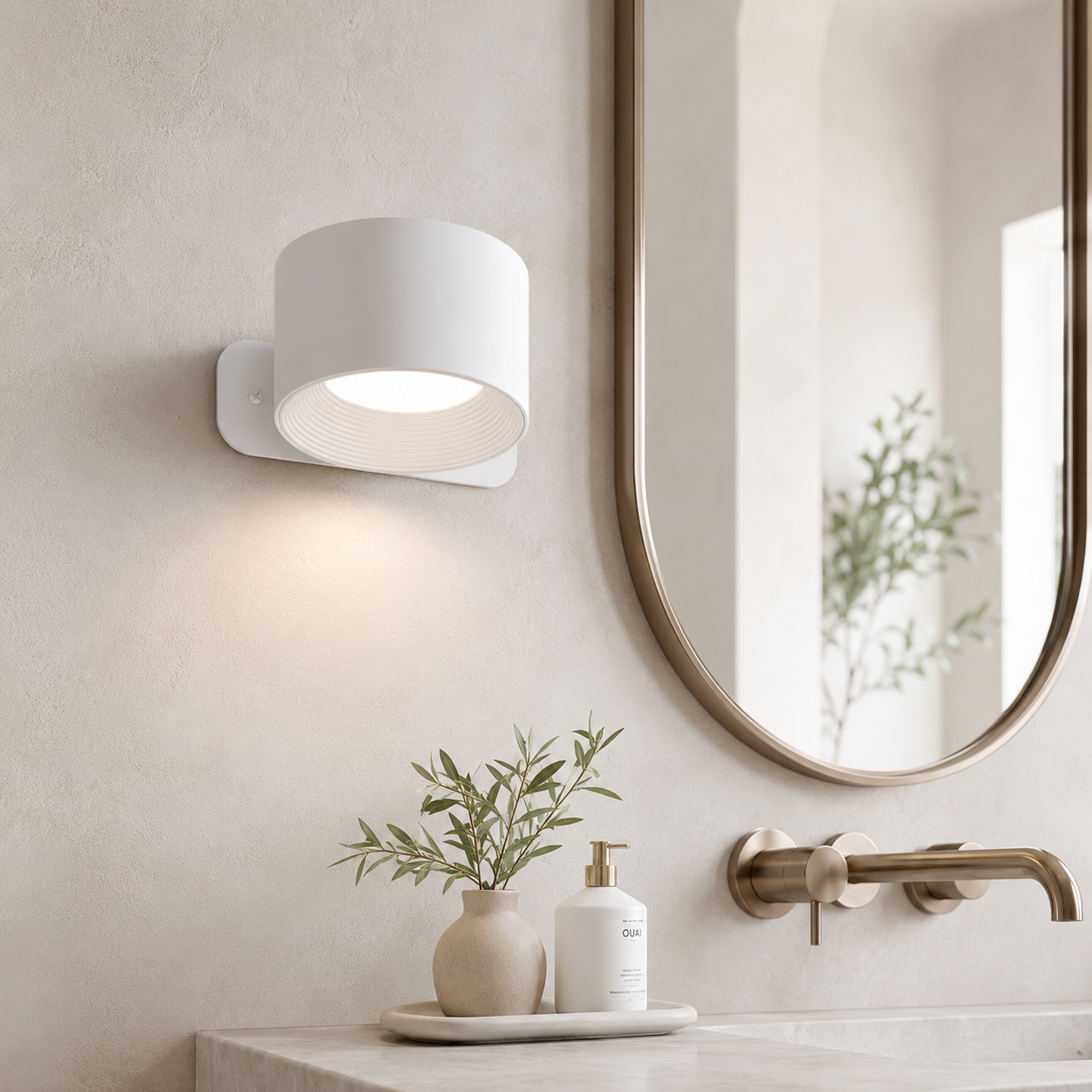 GlowLine Battery Powered Wireless Wall Lamp With USB C Charging
