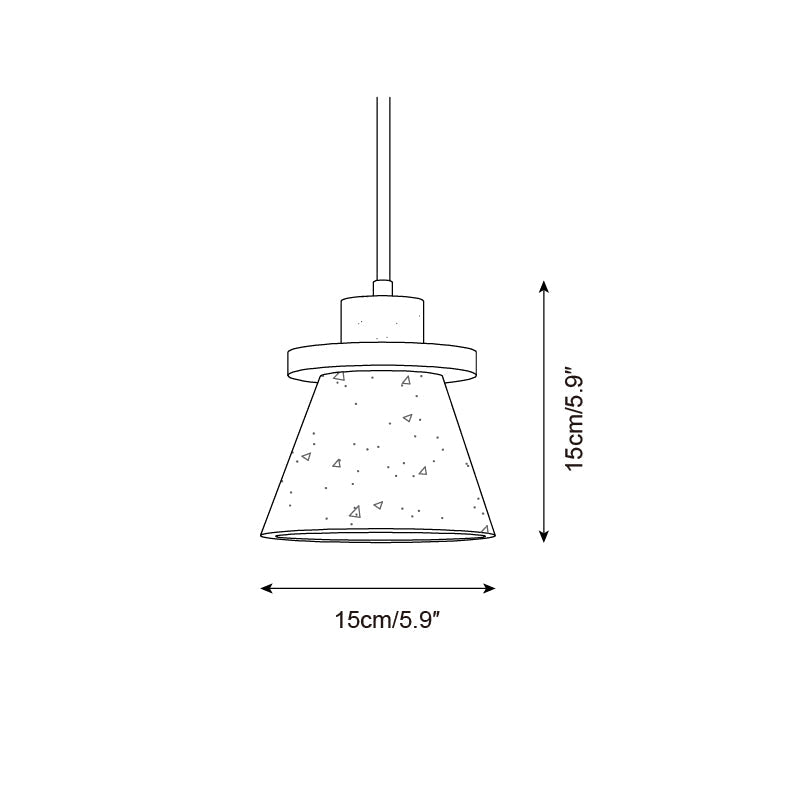 Jovia Travertine Pendant Lamp | Fioriscas