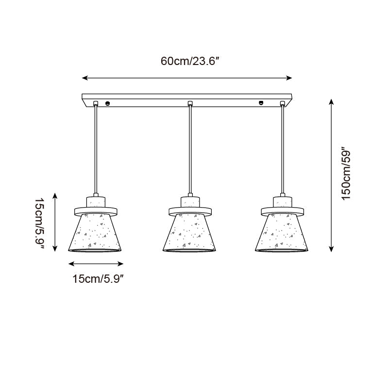 Jovia Travertine Pendant Lamp | Fioriscas