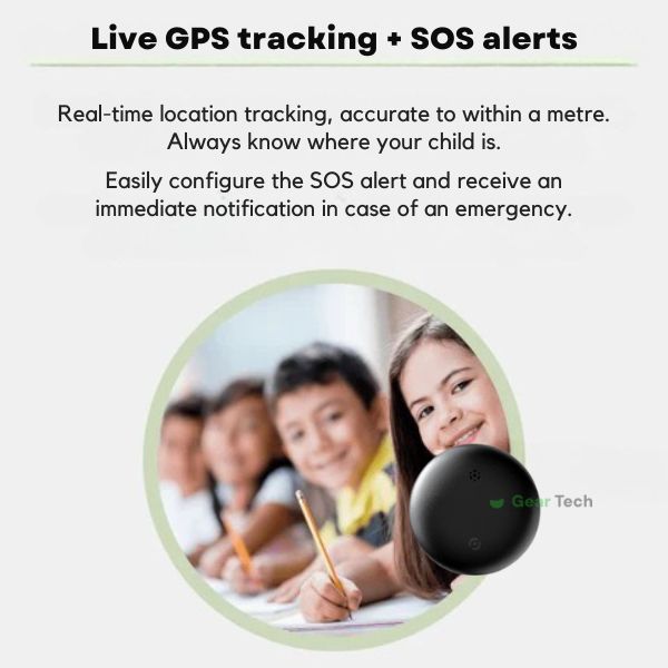 Voděodolný GPS lokátor NexaKids pro děti, bez nutnosti předplatného