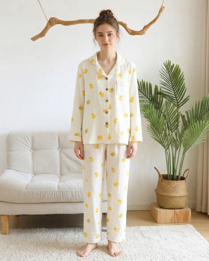 Ensemble pyjama nuage de Coton I Douceur Crêpée & Style Cocooning