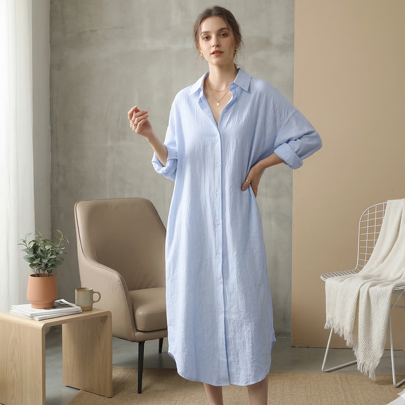 Chemise Longue en Coton