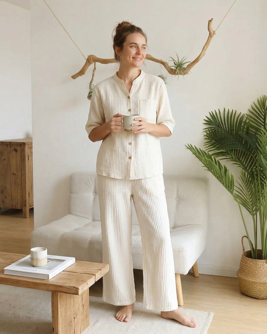 L'Ensemble Pyjama I Douceur de Lin Collection Printemps