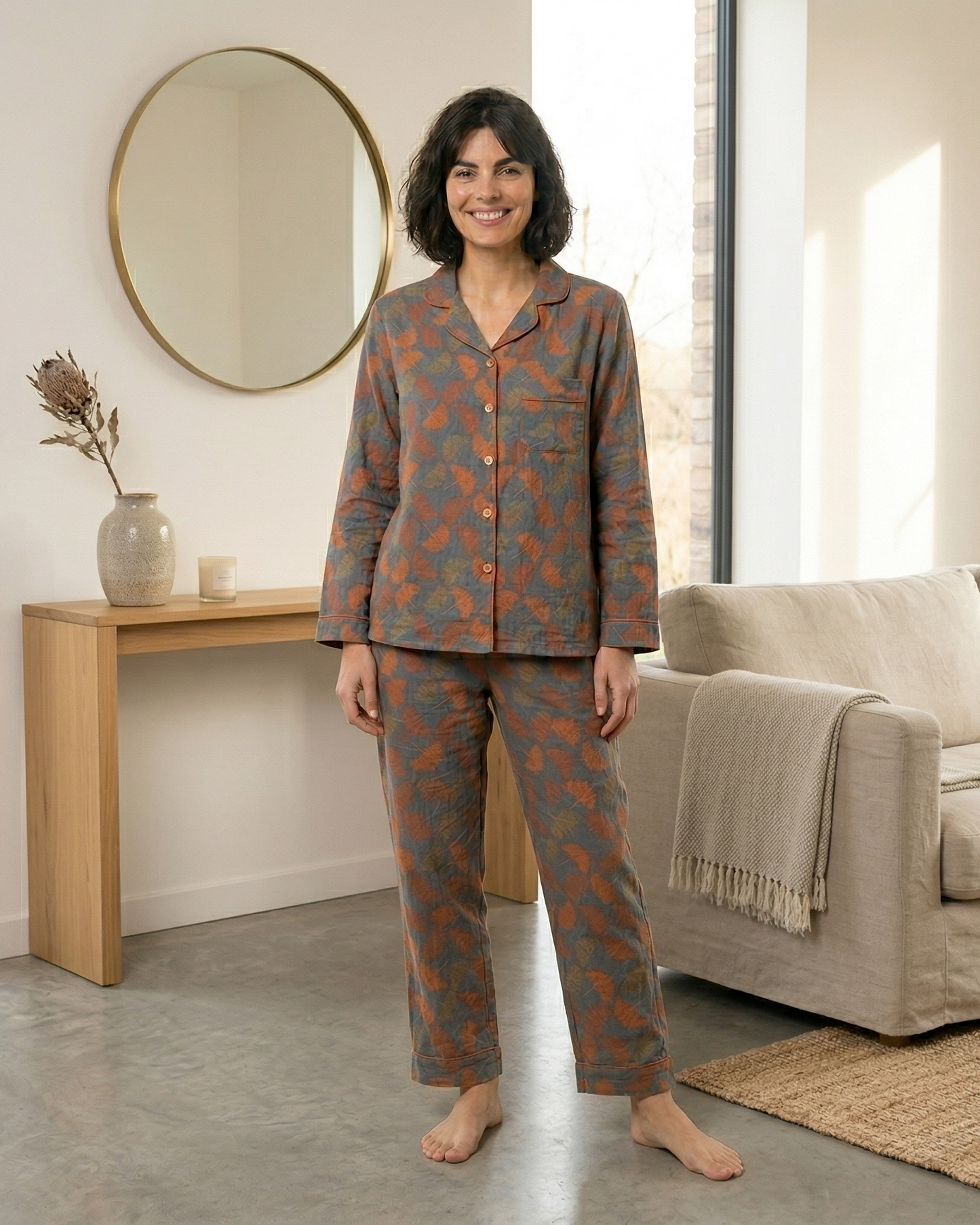 Pyjama Signature I Éclosion de Printemps 100% Crêpe de Coton