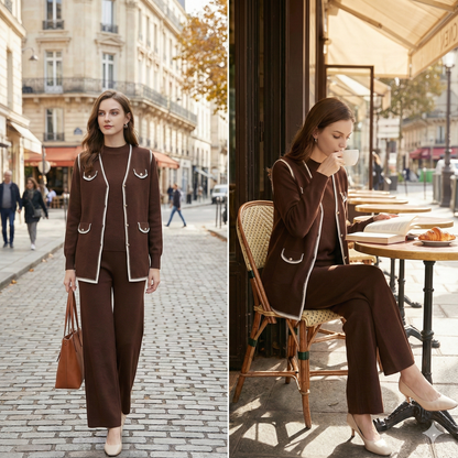 Cardigan Long Bohème Chic à Motifs Géométriques