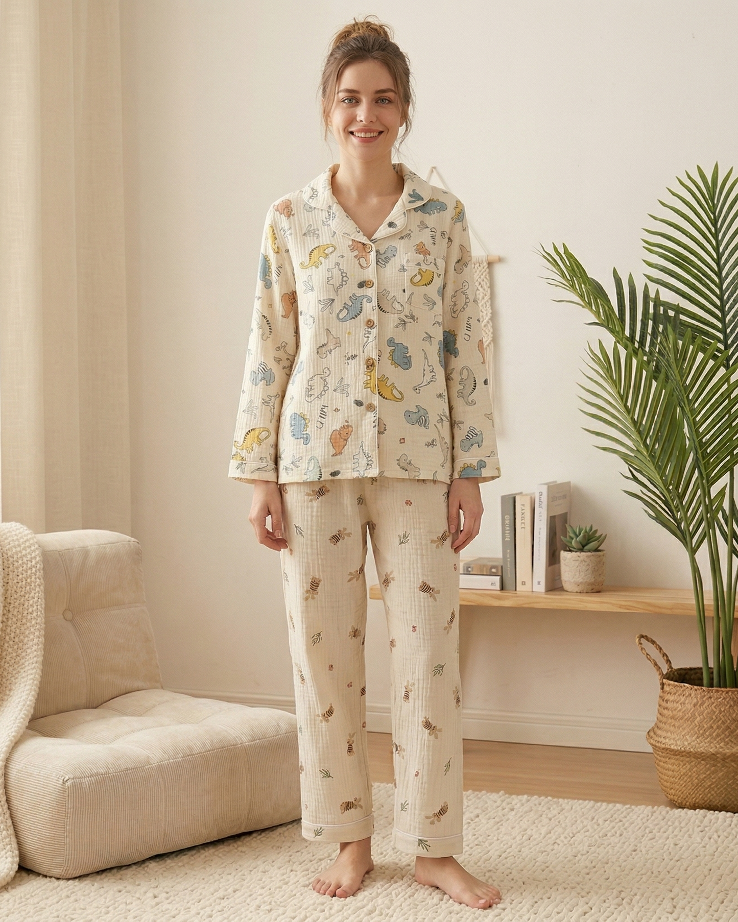 Ensemble pyjama nuage de Coton I Douceur Crêpée & Style Cocooning