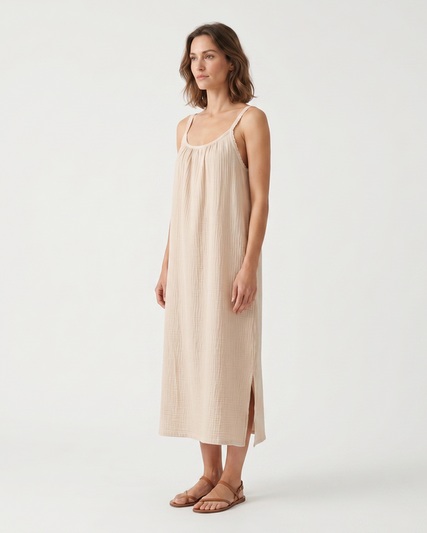 Maxi Robe Séléna en Gaze de Coton