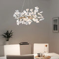 Olivia Modern Golden LED Chandelier Ceramic | Fioriscas
