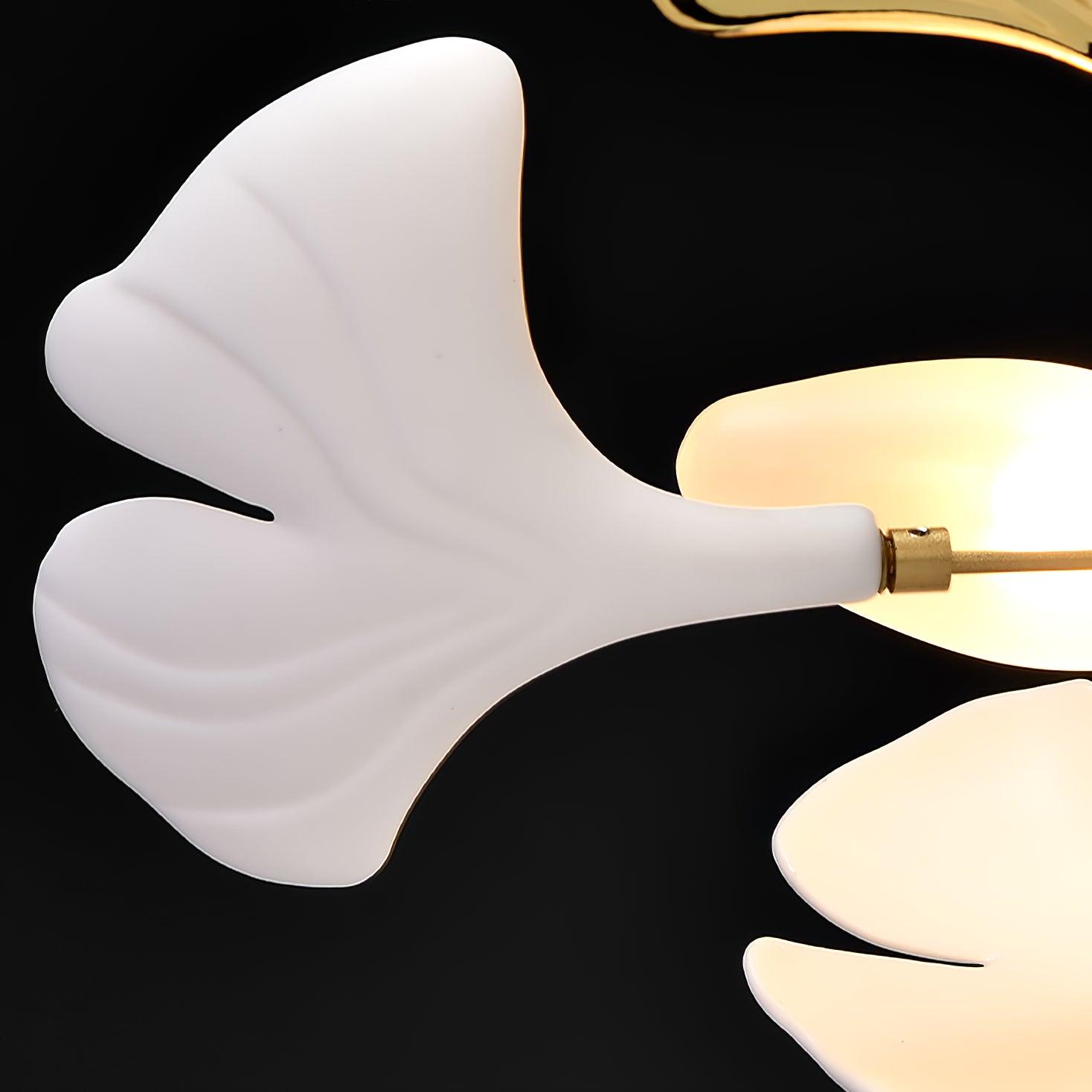 Arux Gingko Chandelier Art Deco Bent Downwards | Fioriscas