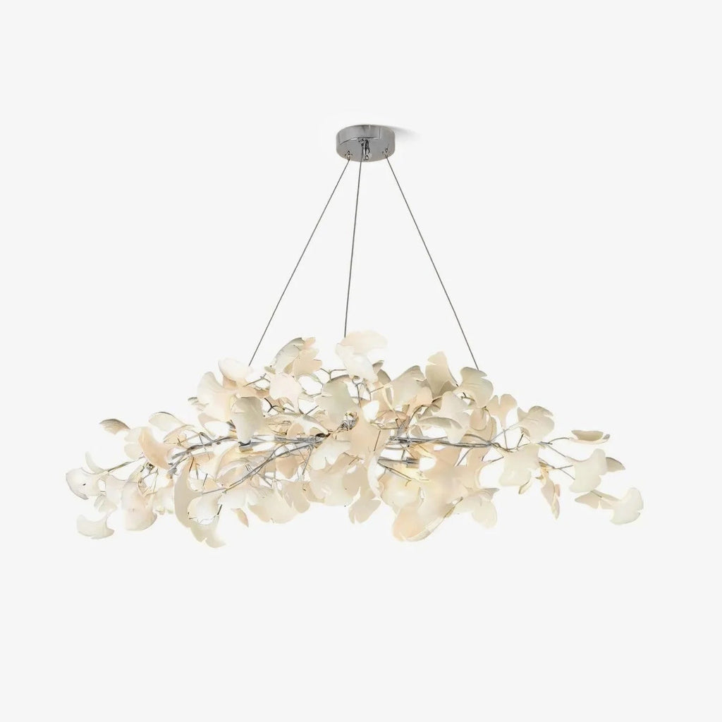 Arux Gingko Chandelier Art Deco Bent Downwards | Fioriscas