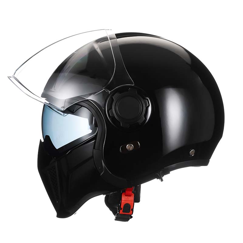 Modulární motocyklová přilba AstraGuard, dvojitý visor, certifikace ECE a DOT