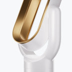 AeroLuxe-Turmventilator, 2-in-1 ohne Rotorblätter, Heizen und Kühlen, Silber oder Gold