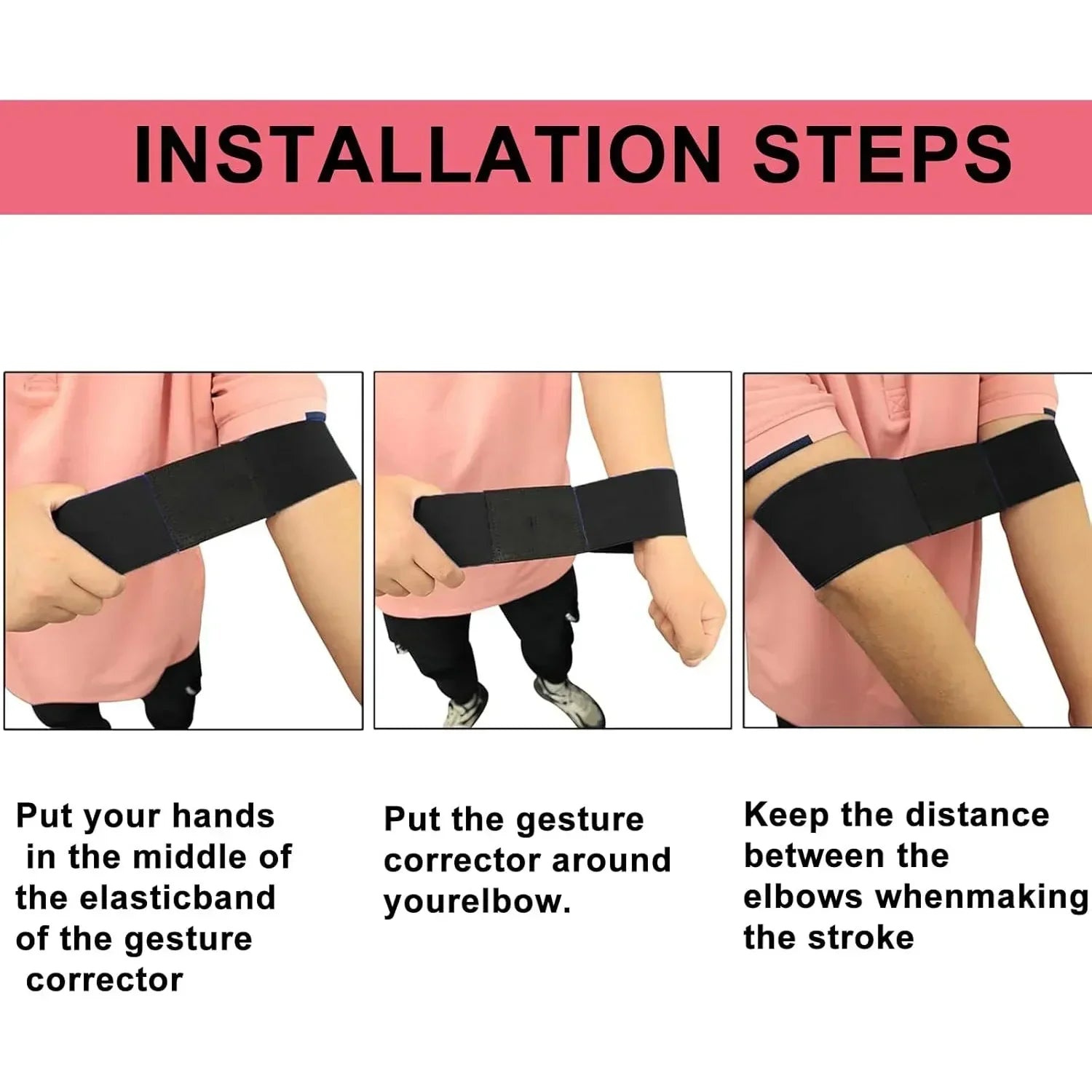 Elastic Golf Swing Trainer for Arm Guidance & Posture - Fioriscas