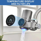 ClearView Faucet Water Filter With LED Display For Kitchen Tap Water
