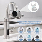 ClearView Faucet Water Filter With LED Display For Kitchen Tap Water