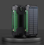 Solarny powerbank 30 000 mAh EclipseVolt, wodoodporny, z bezprzewodowym ładowaniem Qi