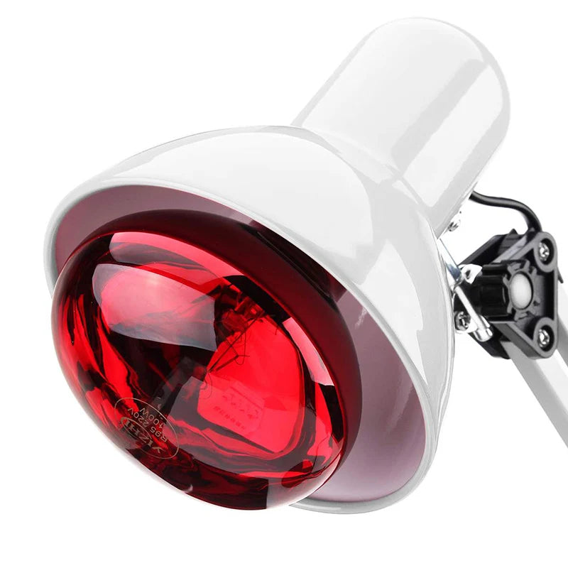 NovaRay infrarød rødtlys-lampe på stativ med varme
