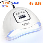 LumaPro 72W UV-LED-Nageltrockner, LCD-Timer mit Infrarot-Autosensor