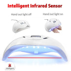 LumaPro 72W UV-LED-Nageltrockner, LCD-Timer mit Infrarot-Autosensor