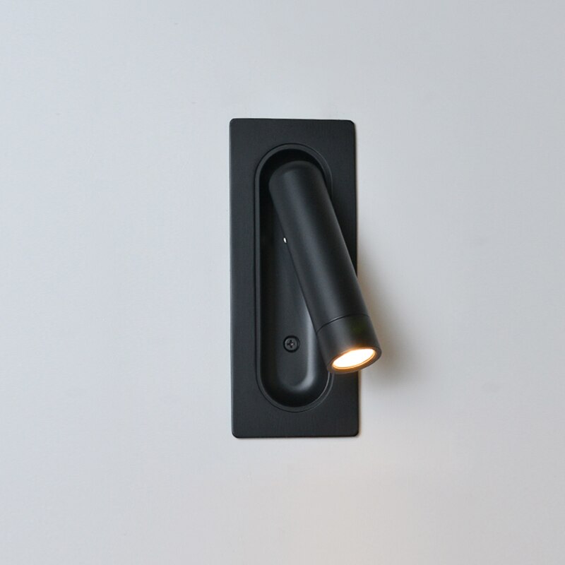 Lampada da lettura LED direzionale da parete per comodino