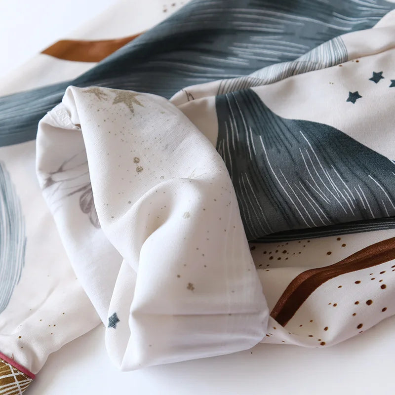 Pyjama de Soie Végétale I Élégance Florale Douceur Viscose